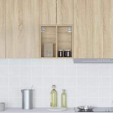 vidaXL Hängeschrank Sonoma-Eiche 40 x 29,5 x 40 cm Holzwerkstoff - Braun - Übersicht 4