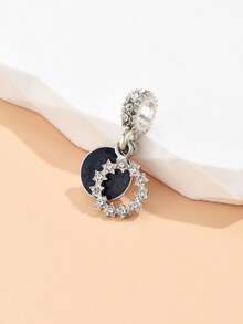 1个花朵造型绿黑水钻吊坠，DIY手链、珠子、吊坠、饰品、创意DIY配件 - 彩色 - 查看 5