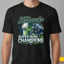 Seattle Champions PNG, Football Sublimation Design, 2026 World Champions PNG, Digital Download For T-Shirt - màu đen - Xem 1