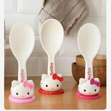 Cute KT Cartoon Heat-Resistant Plastic Non-Stick Rice Spoon, Easy To Clean Serving Spoon - Multicolor - View 1