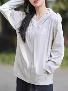 CAMEL CROWN Outdoor UV-Protective Sun-Protective Clothing, Summer Cooling And Quick-Drying Sun-Protective Garment, Loose-Fitting Fishing Suit - White Cobblestone - View 2