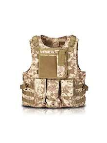 Adjustable Lightweight Military Tactical Vest With MOLLE System And Pockets, Suitable For Airsoft, Paintball, Gaming, And Outdoor Adventure, Ideal For Young Outdoor Enthusiasts, Gamers, Cosplay Fans, And Gift Givers, Great For Outdoor Activities, Birthday Parties, And Cosplay Events, Can Be Used As Tactical Gear, Cosplay Costume, Outdoor Vest, And Military-Themed Gift, For Active Gaming And Practical Protection - Multicolor - View 13