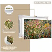 1 pieza, Arte de pared de lienzo, Decoración de pared enmarcada, Póster de arte botánico vintage abstracto, Pintura de lienzo floral colorida, Mural creativo, Regalo de cumpleaños, Arte floral bohemio, Decoración del hogar moderna, Decoración de habitación, Decoración de dormitorio, Decoración de sala de estar, Decoración de baño, Decoración de cocina, Decoración de comedor, Decoración de oficina, Decoración de primavera, Póster de primavera - flores - Ver 4