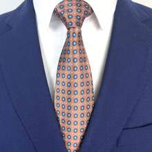 Juego de corbatas para hombres, con diseño de estampado de cachemira, elegante y retro, adecuado para la temporada de graduación, entrevistas de trabajo, atuendo de oficina, reuniones y eventos sociales, opción de regalo, corbata de moño elegante con cuerda trenzada y hebilla decorativa ajustable, corbata formal de alta gama para traje, corbata casual estampada - Multicolor - Ver 2