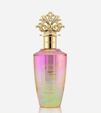 Khadlaj Perfumes Khadlaj Nuha Bon Bon Eau De Parfum 85ml – Womens Sweet Gourmand Vanilla Fragrance With Strawberry, Milk & Ice Cream