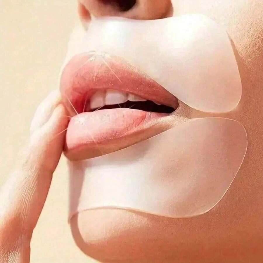 2PCS/Set Lip Patches Lip Wrinkle Pads For Smoothing Mouth Smile Fine Lines Wrinkles Face Lift Skin Care Patches - Multicolor - View 1