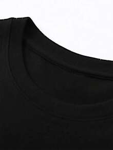 Disney Authorized Disney Toy Story Letter Printed Men's T-Shirts, Round Neck Casual And Comfortable T-Shirts, Breathable And Lightweight, Fashionable Street Clothes, Men's Casual Tops, Suitable For Travel And Parties. - Black - View 3