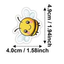 优雅正念格言贴纸系列 - 手写和印刷的“无反应，唯有意图”贴纸，适用于水瓶、计划本和个人文具。 - 彩色 - 查看 9