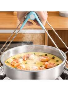 不锈钢蒸笼，多功能圆形蒸盘，适用于蒸蛋糕、包子、饺子，防滑边缘，可用于烤箱和洗碗机，厨房厨具 - 彩色 - 查看 6