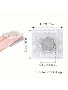 10/1pc Magnetic Sewing Clips, Invisible Metal Clips, Multi-Functional Invisible Magnetic Snaps, Convenient To Carry, Small And Lightweight, Easy To Store, Reusable Metal Sewing Buttons, Suitable For Clothing, Bags And Wallets, Ideal For Going Out, Outdoor Travel And Back-To-School Use, Easy-To-Use Craft Accessories, A Must-Have For Diy Projects. - Multicolor - View 5