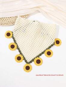 1pc Bohemian Handmade Sunflower Headband, Suitable For Women's Summer Fashion, Beach, Holiday And Music Festival Styling - Multicolor - View 7