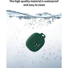 Compatible With MeloBuds N50 True Noise Cancelling Earphones, Premium Silicone Shockproof Skin Charging Port Accessible, Front Visible With Lanyard, Green. - Green - View 4
