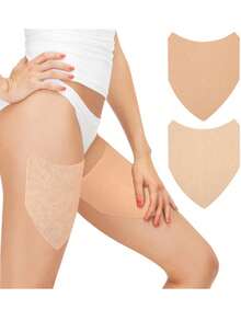 1/2/10/20片装防摩擦大腿带；防摩擦垫；防止大腿摩擦；隐形设计；氨纶贴片；夏季必备；男女通用；情人节礼物；大腿内侧保护 - 多色 - 查看 6