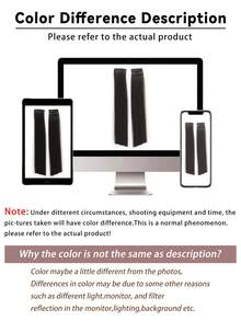 韩式刘海假发，公主风接发，自然中分刘海，合成材质，配有发夹、发卡、发卡、发卡、发饰等配件 - 彩色 - 查看 6