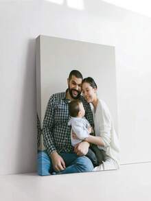 1幅定制帆布墙画，个性化无框海报，温馨室内装裱帆布画，婚礼纪念品，母亲节礼物，毕业纪念品，个性化纪念礼物，适用于婚礼、母亲节、父亲节、毕业季、复活节、房间装饰、可定制商品、卧室装饰、定制礼物、图片、照片、装裱墙画、送给闺蜜的礼物、送给家人的礼物、生日礼物、送给男友、女友、家人、爱人、朋友的礼物 - 彩色 - 查看 3