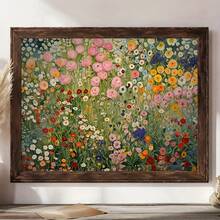 1 pieza, Arte de pared de lienzo, Decoración de pared enmarcada, Póster de arte botánico vintage abstracto, Pintura de lienzo floral colorida, Mural creativo, Regalo de cumpleaños, Arte floral bohemio, Decoración del hogar moderna, Decoración de habitación, Decoración de dormitorio, Decoración de sala de estar, Decoración de baño, Decoración de cocina, Decoración de comedor, Decoración de oficina, Decoración de primavera, Póster de primavera - flores - Ver 9
