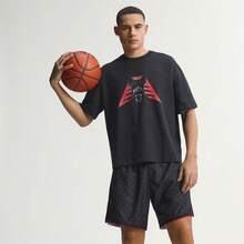 Adidas Men's ANTED DAWG TEE Short Sleeve T-Shirt, Knit Crew Neck, TJZ9447 - Black - View 1