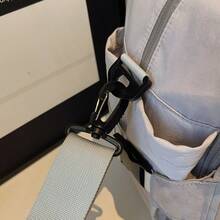 多功能可转换旅行包 - 轻便尼龙行李包，带拉杆箱套，多功能背包和单肩包 - 彩色 - 查看 5