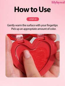 lilybyred K-Beauty Luv Beam腮红膏，质地柔滑，持久显色，打造自然光泽妆容，丝绒般柔润，打造自然妆效，日常妆容腮红 - 10 Grape Pink - 查看 6