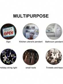 20pcs (3cm) Transparent Plastic Suction Cup Hooks - Firmly Adheres, Waterproof - Suitable For Windows, Glass, Shower Rooms, Bathroom And Kitchen Walls - Great For Daily Use, Holidays, Parties And Carnival Decorations - White - View 7