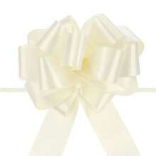 20pcs 5 Inch Large Pull Bow Big Gift Wrapping Bows Ribbon Cream White For Wedding Car Baskets Presents Christmas Bow  Syz - Cream White - View 7