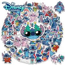 Disney 50pcs Stitch Stickers, Creative Graffiti Stickers, Office Supplies, Phone And Computer Stickers, High-Quality, Beautiful And Cool Stickers, Fun And Classic Colorful Cartoon Design, Gift Decoration, Phone Case Decoration, Reusable, Colorful Cartoon Design, Suitable For Water Bottles, Skateboards, Mobile Phones, Etc. Perfect For School Supplies And A Great Gift For Holidays. - 50pcs - View 3