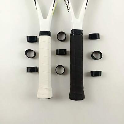 3 vòng silicon chống trượt, thích hợp cho vợt tennis, vợt cầu lông, vòng silicon bịt kín cán vợt, phụ kiện vợt đàn hồi bền, vòng chống trượt đàn hồi, bền và chống mồ hôi - Thích hợp cho cán vợt tennis, vợt cầu lông, tăng cường sự thoải mái khi cầm nắm.