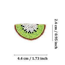 1pc Handmade Beaded Fruit Patch, Can Be Ironed Or Sewn To Decorate Clothing, Shoes, Jackets, T-Shirts, Bags, Hats, Brooches, Repair Holes, Suitable For Holidays, Parties, Summer, School. Patterns Include Lemon, Peach, Banana, Cherry, Orange, Sequins - Multicolor - View 19