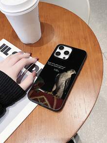 时尚个性化老鹰图案手机壳：这款手机壳采用醒目的老鹰图案设计，提供定制的柔软触感和防水功能，兼容 17、16、15、14、13、12、11、Plus/Pro/Pro Max/X/XR/XS Max 系列，是新年、情人节、复活节、开斋节、愚人节、生日、周年纪念日和其他场合送给家人、朋友、爱人和同事的理想礼物。 - 黑色 - 查看 5