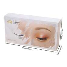 1pc Makeup Practice Board Eyebrow Eye Training Tool For Beginners With False Lashes Area Durable Silicone Material - Multicolor - View 7