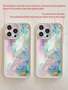 2026新款纹理加厚防摔彩绘手机壳，兼容 17 Pro/17 Air/17/17 Pro Max/16/11/16 Pro/16 Plus/16 Pro Max/16 e/15 Pro Max/13/14/12/XS/XR/7G/8P，兼容三星Galaxy S25/S25 Plus/S25 Ultra/A16/A36/A26/A56/A50/A12/A32/A52/A72/A51/A21 S/A13/A14/S24/S24 Plus/S24 Ultra、S22/A52/A53/A54/A55/S23，保护性手机壳，国际版，非国内版 - 彩色 - 查看 6