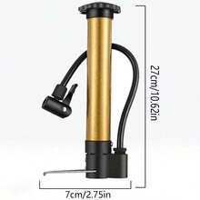 Mini Portable Football, Basketball, Yoga Ball, Swimming Ring, Bicycle Air Pump - Multicolor - View 3