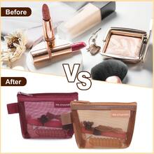 Rustic Floral Cosmetic Bag Organizer, Zipper Pen Pouch & Coin Purse - Multi-Use Travel Toiletry Bag - Multicolor - View 10