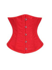 Corpete Bustier com Alça Removível e Sustentação de Arame para Mulheres, Adequado para Festa de Ano Novo, Dia dos Namorados, Feriados - Multicolorido - Visão 39