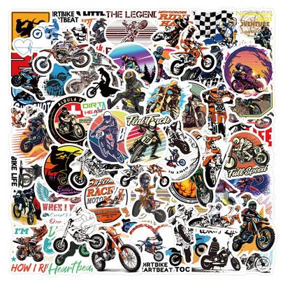 Off-Road Motorcycle Stickers, Art & Crafts, For Decorating Stationery, Water Bottles, Luggage, Refrigerators, Skateboards, Guitars