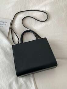 Fashionable And Exquisite Rectangular Bag, 2026 New Model, Women's Style, High-End And Stylish, Versatile And Classic, Retro Style Crossbody Bag - Black - View 6