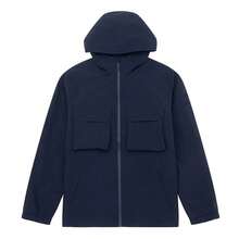 Timberland 男士夹克/外套，柔软梭织夹克，AF防水外壳夹克，轻便舒适休闲运动通勤夹克 A6B5E433 - 深藍色 - 查看 1