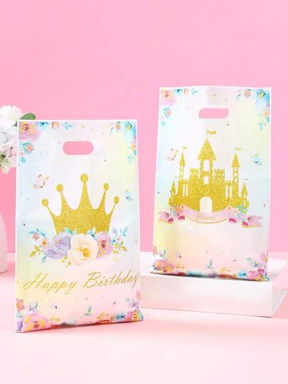 50 piezas Bolsas de fiesta de cumpleaños de castillo para bebé, bolsas de regalo con tema de princesa rosa para baby shower, bolsas decorativas para fiesta de revelación de género, bolsas pequeñas para regalos de fiesta de cumpleaños de niña, suministros de envoltura de regalos para decoración de fiesta de bebé niña, decoraciones de mesa para fiesta de aniversario de niña, bolsas de dulces para fiesta de primer cumpleaños de niña recién nacida, decoración de boda, decoración de despedida de soltera, regalos de cumpleaños de niña, recuerdos de fiesta