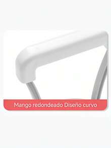 Prensa de Papas de PP Duradero, Pasapurés con Malla Precisa para Puré de Papas, Calabaza y Legumbres, Herramienta de Cocina Fácil de Limpiar - Blanco - Ver 6