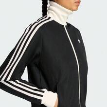 Adidas Originals Women's CLASSIC TT Jacket Knit Hooded Cardigan KD7969 - Black - View 5