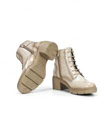 Women Ankle Boots & Booties - Beige - View 3