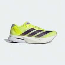 Adidas Men's Racing Cushioning Training Shoes, Sports Running Shoes - Lime/Black - View 6