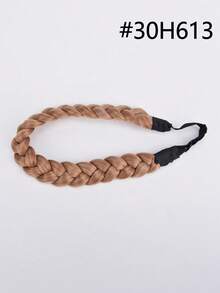 High Temperature Synthetic Braided Wig With Adjustable Braids, Including Fishtail Braid And Twisted Braid - Multicolor - View 14