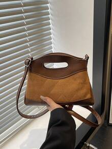 Compact Daily, Simple, Retro-Style, Versatile And Luxurious Women's Bag In 2026 New Model, With A Sophisticated And Stylish Design For Cross-Body Use. - Brown - View 2