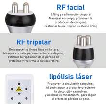 ¡RecomendadoMaquina De Cavitación 6 En 1, 40k Máquina Del Cuidado Piel, Masajeador de Belleza para Cuerpo y Rostro, Adecuado para Cuello, Cintura, Muslos y Glúteos, para El hogar y El Salón de Belleza¡Top de Temporada - 1 - Ver 6