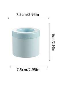 1个便携式3D硅胶冰格模具，易脱模硅胶冰格，可用于制作冰淇淋、酸奶、糖果、冰块，适用于派对、旅行、婚礼、生日、毕业典礼、厨房、户外活动等场合。 - 彩色 - 查看 11