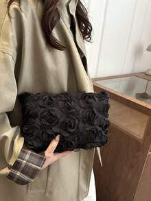 Large-Capacity Minimalist Style Versatile Luxury Women's Bag, 2026 New Model, High-End Handbag For Ladies - Black - View 6