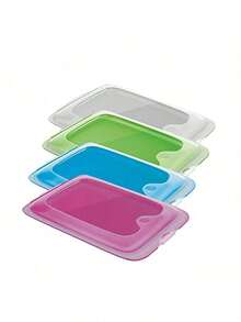 BLOOM STORE - Set de 4 Recipientes para Embutidos Reutilizables | Apilables, Sin BPA | Aptos para Microondas y Lavavajillas | Color Aleatorio - Multicolor - Ver 7