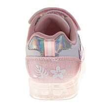 Disney Stitch Design Sneakers Girls - Cute Alien Casual Style Comfortable Fit Durable Tread Easy Wear (Toddler Sizes 6-10/Little Kids Sizes 11-12) - 粉色 - 查看 4