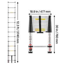Truck Ladder Rack - Teleskopleiter aus アルミニウム,3,81 m (12,5 Fuß) - チェックする 10